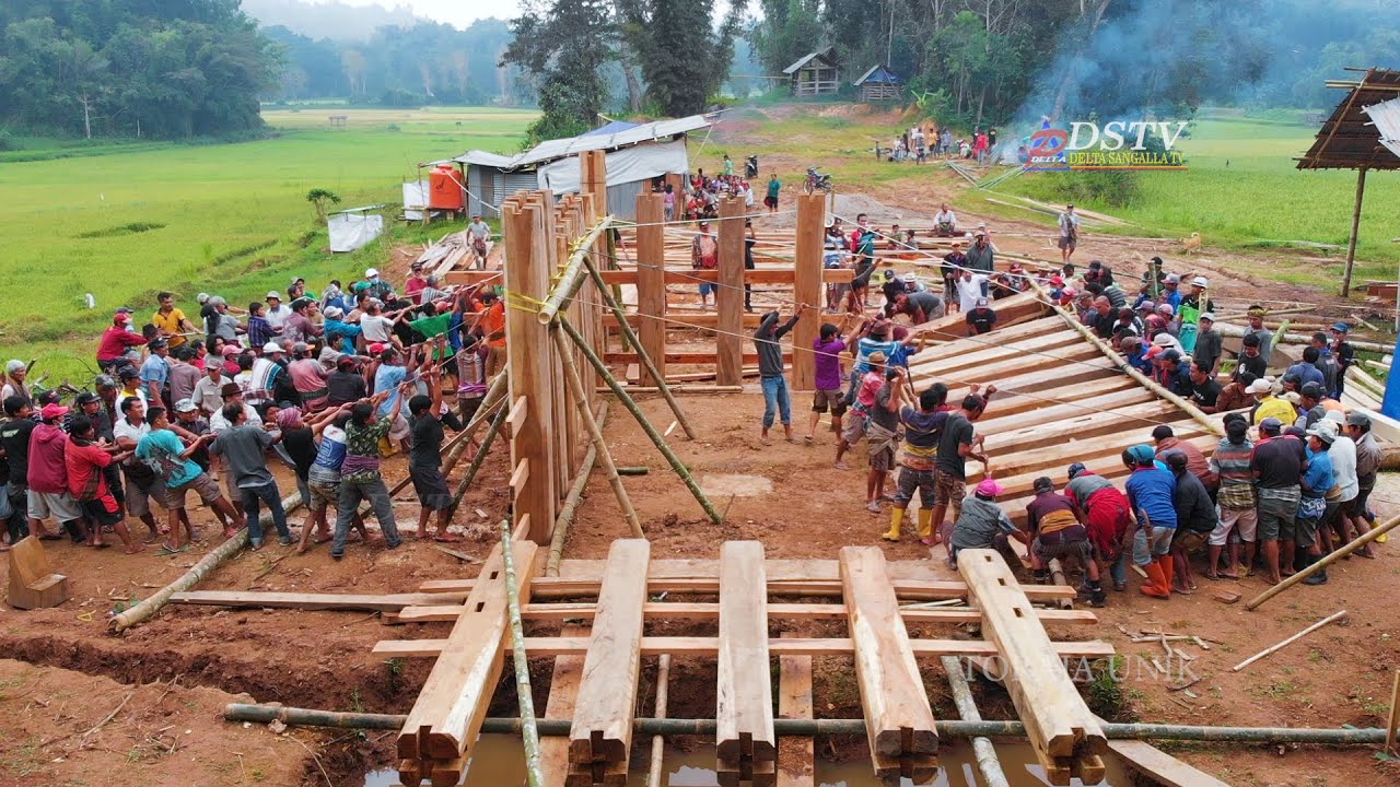 Beginilah Toraja Membangun Rumah Adatnya tanpa paku Part 1