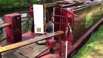 Linear Actuator narrowboat Prototype automatic barrier