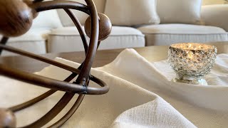 How to Style Your Coffee Table Using Elements of Texture, Candlelight, Rustic & Glam
Styling a coffee table should have three elements, texture, accessories and candlelight. In our coffee table display I’ve used elements of
rusticness and glam to create a beautiful timeless look.
Purchase your mercury glass tea light holders here: https://www.athomewithzane.com/athomewithzane-home-fragance-collection/mercury-glass-tea-light-holder
Dont forget to like this video, hit the notification button and SUBSCRIBE!! Become a part of my social media family by clicking the links below 👇🏻
AtHomeWithZane Website: https://www.athomewithzane.com/
Facebook: http://www.facebook.com/athomewithzane
Pinterest: https://www.pinterest.com/zaney73/
Instagram: http://www.instagram.com/zaneredfern/
Email: zane@athomewithzane.com How to Style Your Coffee Table Using Elements of Texture, Candlelight, Rustic & Glam