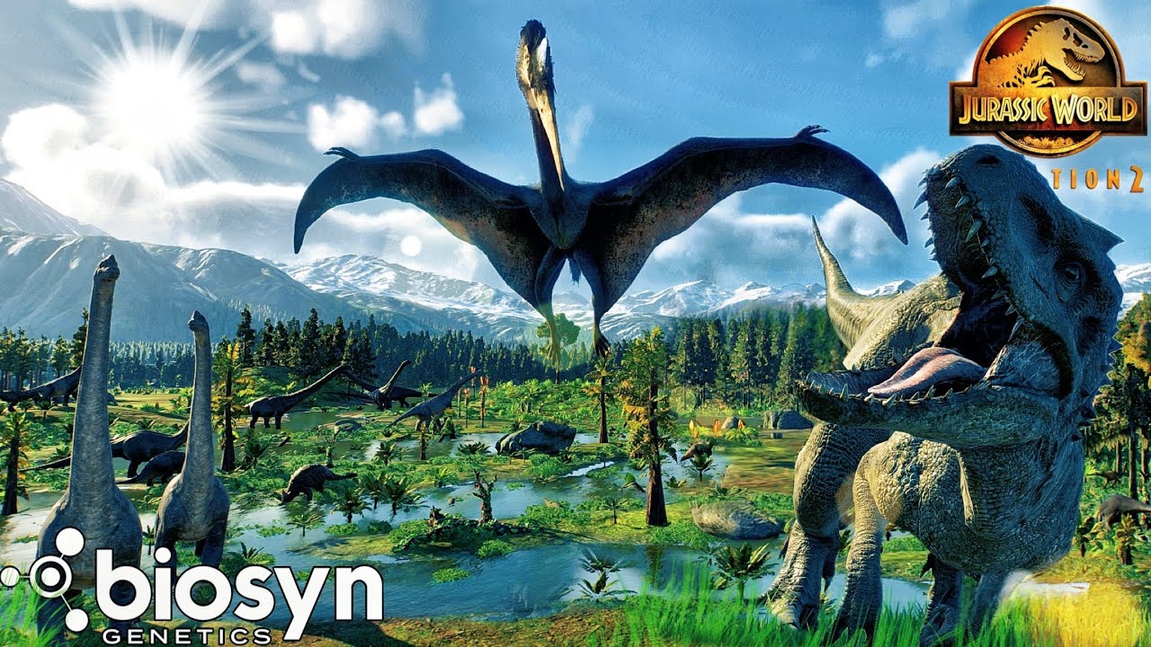 Kto Ma Sprawdzian Evolution Plus 2 Unit 2 Biosyn sanctuary - Indominus Rex in the valley, Jurassic world