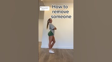 How to EDIT SOMEONE OUT OF YOUR VIDEO! #CapCut