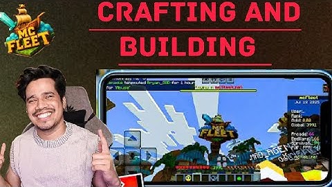 How to play MC FLEET with crafting and building!!(Tutorial)@McFleetDotNet 