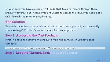 How to Retrieve Product Features Using feature_id and id_feature_value in PrestaShop 1.7