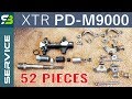 Shimano XTR PD-M9000 SPD Pedals In 52 Pieces. In-Depth Overhaul. Greasing, Assembly.