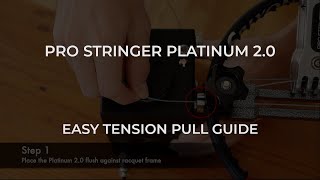 電動ガット張り機ProStringer Platinum