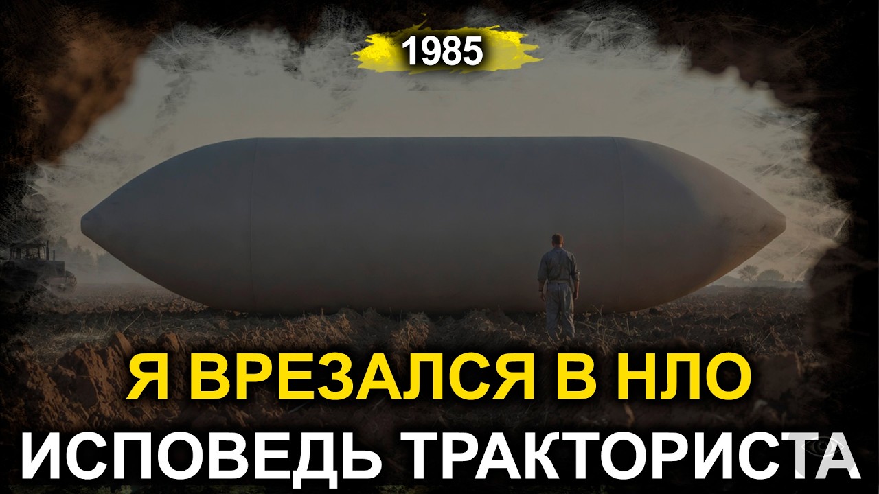 Тракторист врезался в НЛО. Ночью он наблюдал за пришельцами, а наутро аппарат улетел