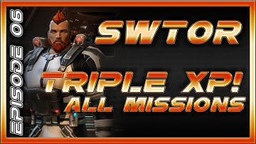 SWTOR Triple XP playthrough Episode 6: All Planet Missions leveling in a double experience event