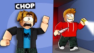 ROBLOX CHOP AND FROSTY PLAY FLASHLIGHT TAG CHALLENGE