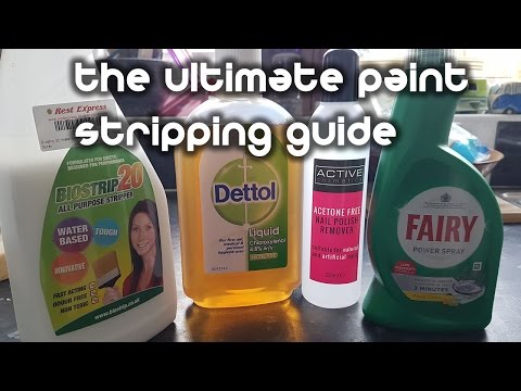 How to Strip Paint from Miniatures with Household Products