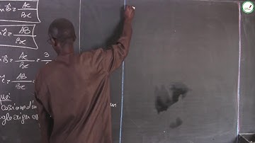 Cours - Troisième - Mathématiques : Relation trigonométrique dans un triangle rectangle / Suite 1