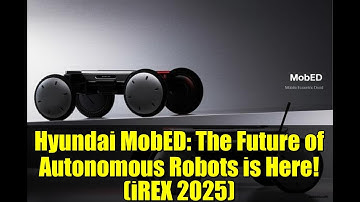 Hyundai MobED: The Future of Autonomous Robots is Here! (iREX 2025)
