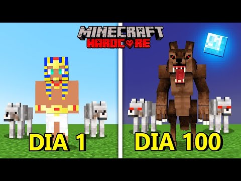 SOBREVIVI 100 DIAS COMO LOBISOMEM ALFA no MINECRAFT - O FILME