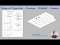 Drainage Take-Off using CESMM4 rules