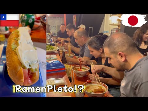 Esto es RamenPleto! o Ramen italiano chileno de OSAKA 🍜🇨🇱 ¿Te atrevería probarlo?