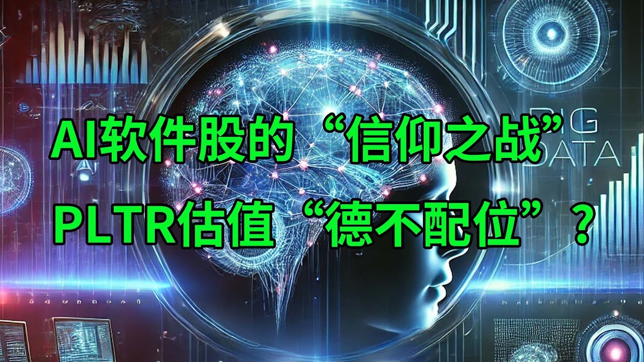 AI软件股的“信仰之战” Palantir(PLTR)估值是否“德不配位”？(美股天天说20250204)