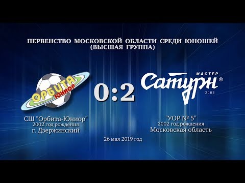 Видео к матчу УОР №5 - СШ Орбита-Юниор