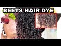 How To Use BEETROOT To Color Black Hair