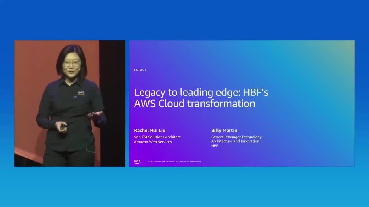 AWS Summit Sydney 2025: HBF’s AWS cloud transformation