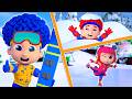Ski, Skate &amp; Snowboard with DB Heroes | D Billions Kids Songs
