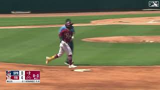 Luisangel Acuna CRUSHES a Solo Home Run! | Texas Rangers Prospect | 6\/20\/2023