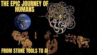 From Stone Tools to AI The Epic Journey of Humans #viralvideo #facts #top #ai #humanity #future #fyp