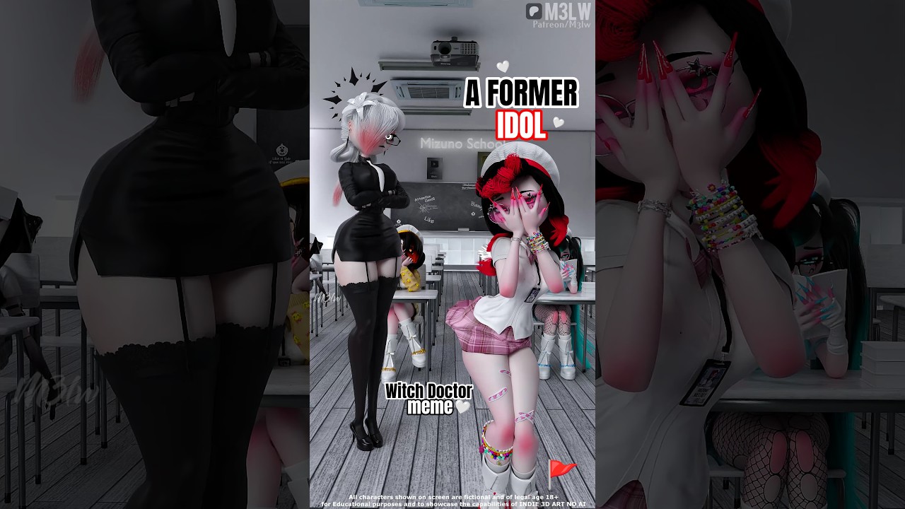 A former K-pop idol showed up mid Challenge 😳 Animation