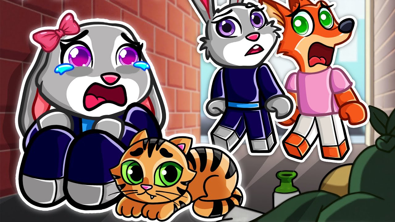 BABY JUDY Is FORGOTTEN at BIRTH in Roblox… | Zootopia 2