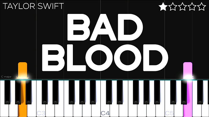 Bad Blood Piano version - Piano performance video thumbnail