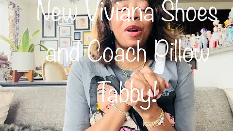 New Vivaia Shoes and the Deep Berry Coach Pillow T...