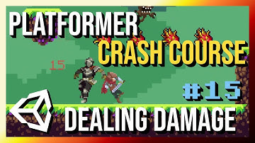 How to Make Characters Take Damage - 2D Platformer Crash Course in Unity 2022 (Part 15)