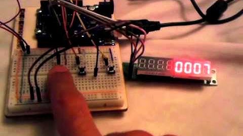 Configurable Count Down Timer 0s - 999s with 7 segment display
