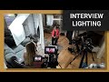 How to light and film a professional interview