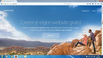 1 Een website maken met webnode