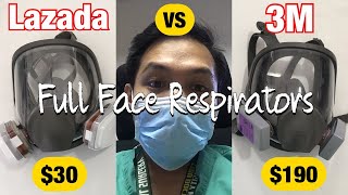 Full Face Protection with 3M 6800 Facepiece Mask Reusable Respirator 6000 Series REVIEW