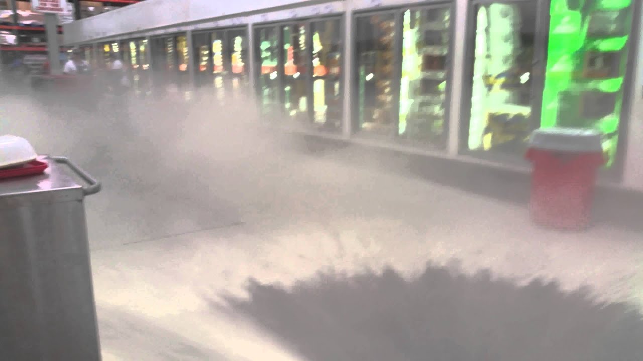 fire extinguisher mess at
