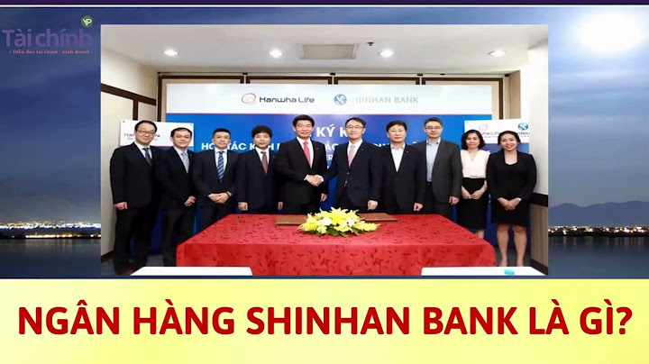 Ngân hàng shinhan bank tên là gì