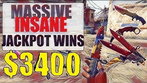 CSGO Gambling - Massive Insane Jackpot wins! $3400