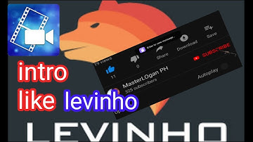How to make intro like levinho||powerdirector||