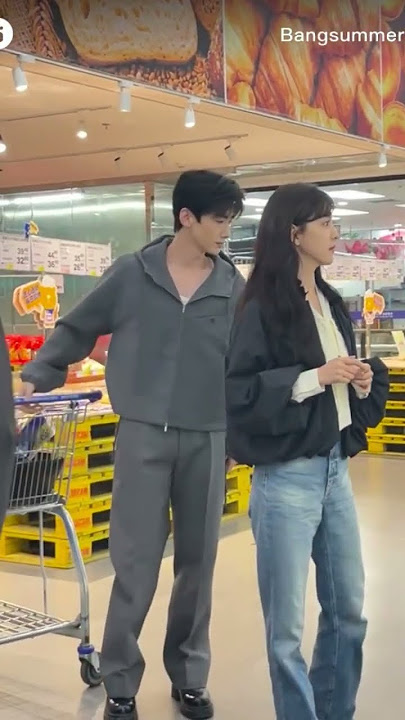 First Frost shooting in the supermarket🎬🤍#zhangruonan #baijingting #firstfrost