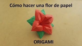  | FLORES |  de papel FÁCIL | Origami PASO A PASO