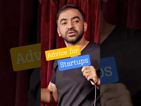 Startup Advice | Stand-up Comedy by Punit Pania #corporatecomedy #entrepreneur #startup #funnyshorts