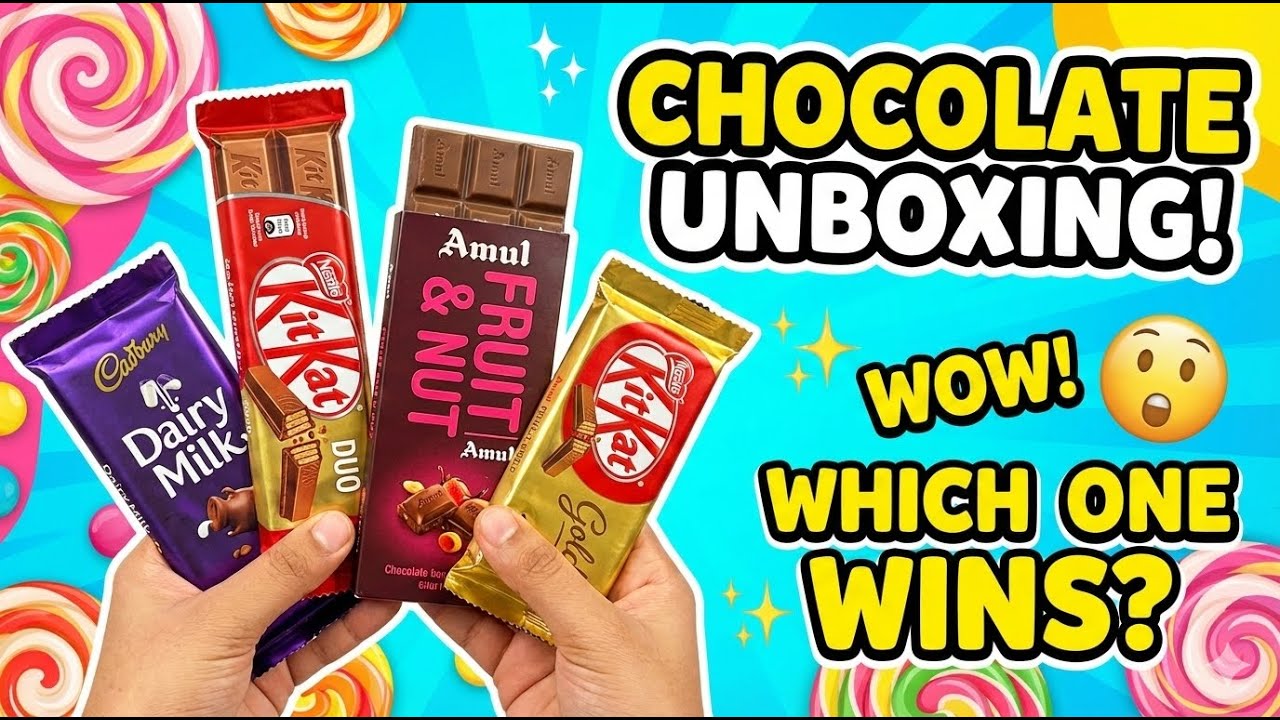 Kit Kat GOLD vs Kit Kat DUO! 🍫 Which is Best? (Plus Dairy Milk & Amul!) VIRAL 