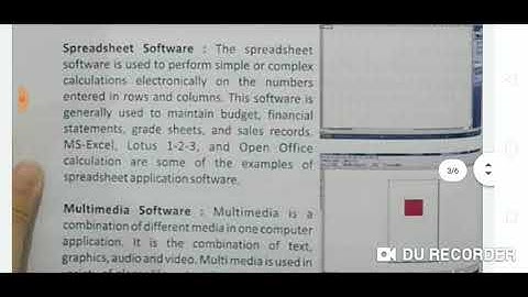 Class 5 | computer | types of software part 2 | types of application software