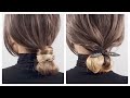 끝머리 거지존 극복하기! /깔끔하고 예쁜 로우번스타일 /easy hairstyles