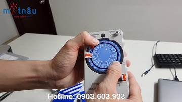 Hướng dẫn sử dụng công tắc hẹn giờ Panasonic TB118 và TB187 - www.matnau.vn