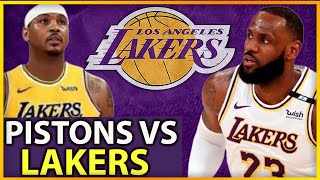 🔥LAKERS DERROTAN a DETROIT PISTONS en LOS ANGELES 🏀LOS ANGELES LAKERS vs PISTONS | NBA en ESPAÑOL
