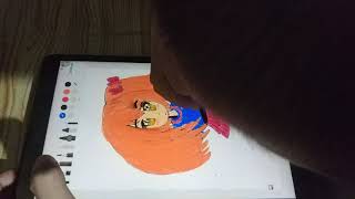 Proses Finishing Menggambar Kartun Animasi 2 Dimensi Pakai Tablet Aplikasi Android screenshot 5
