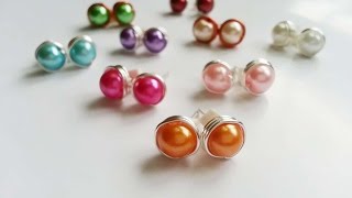 How To Create Wire And Bead Eartops - DIY Style Tutorial - Guidecentral screenshot 5