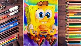 Drawing SpongeBob SquarePants : Sponge On The Run
