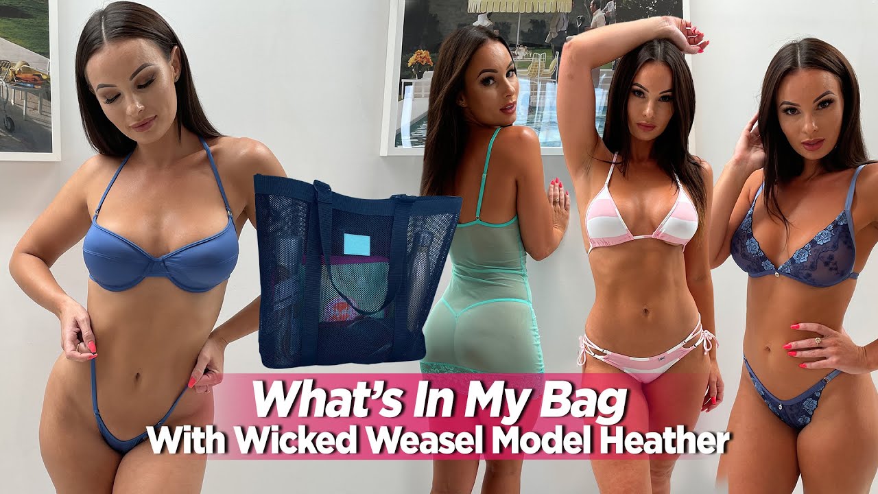 Whats In My Bag + Sexy Try On Haul Video With Wicked Weasel Model Heather 